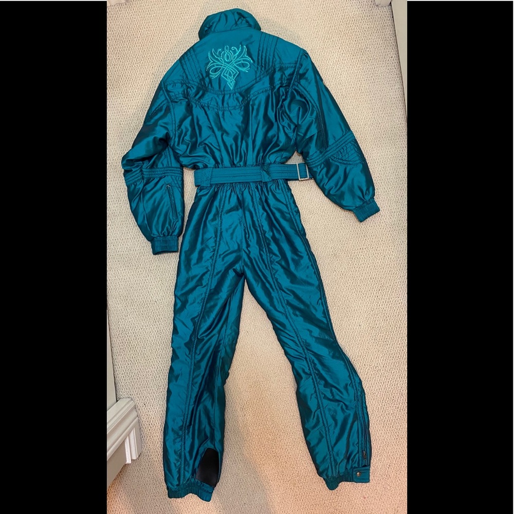 SOLD-Descente 1 Piece Ski Suit Women’s Size 4 - Picture 2 of 16